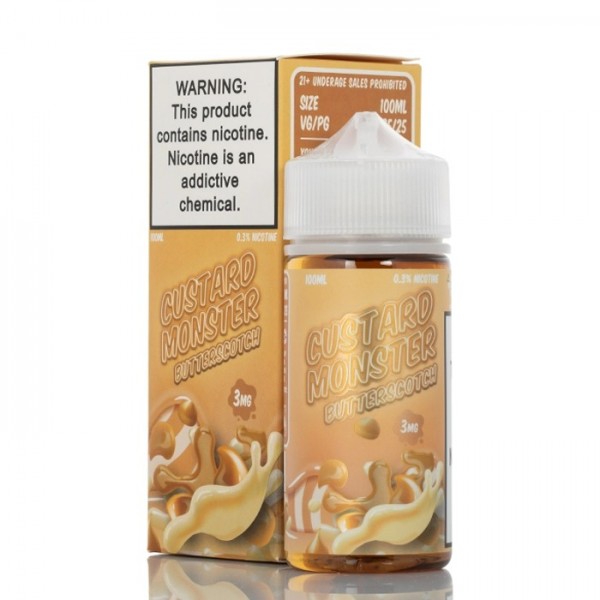 Jam Monster - Custard Monster Butterscotch 100ML (Muhallebi Karamel)