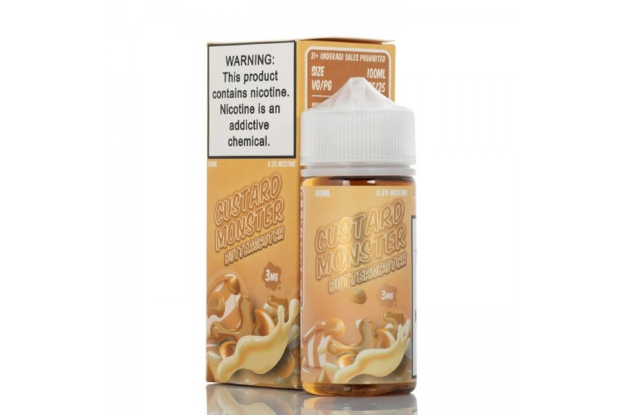 Jam Monster - Custard Monster Butterscotch 100ML (Muhallebi Karamel)