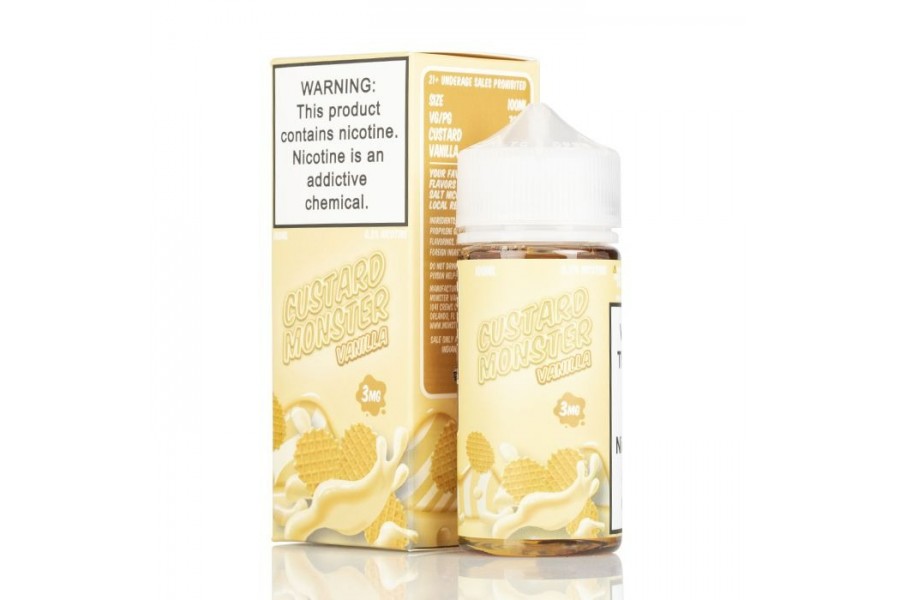 Jam Monster - Custard Monster Vanilla 100ML (Vanilyalı Muhallebi)