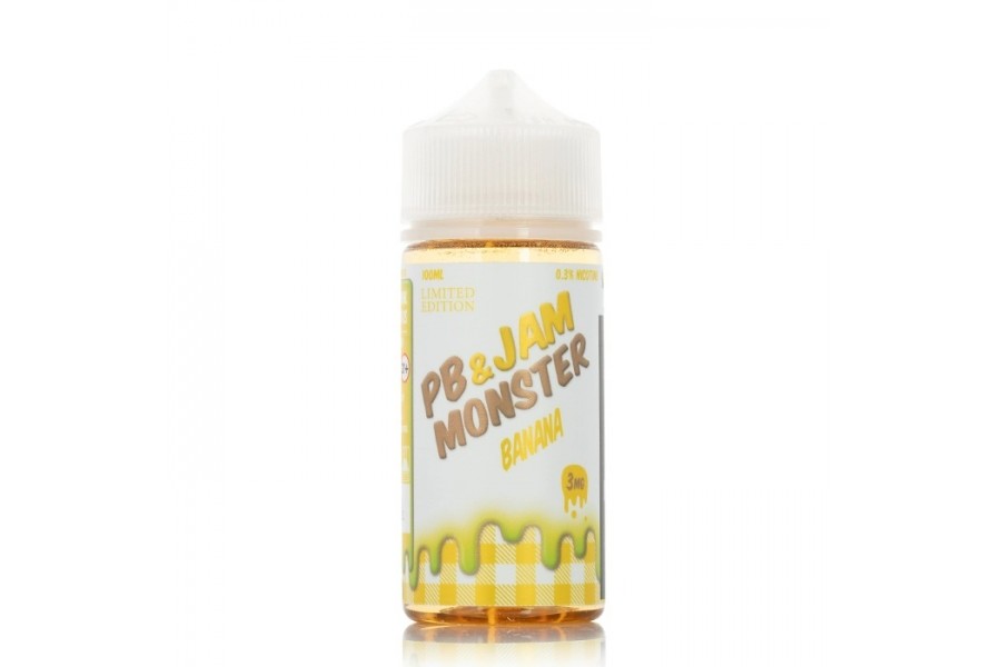 Jam Monster & PB - Banana 100ML (Muz Fıstık Ezmesi)