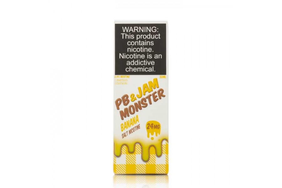 Jam Monster & PB - Banana Salt 30ML (Muz Fıstık Ezmesi)