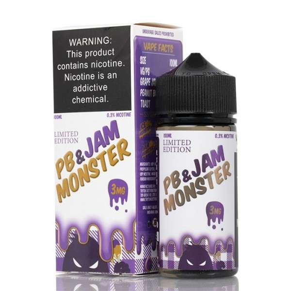 Jam Monster & PB - Grape 100ML (Üzüm Fıstık Ezmesi)