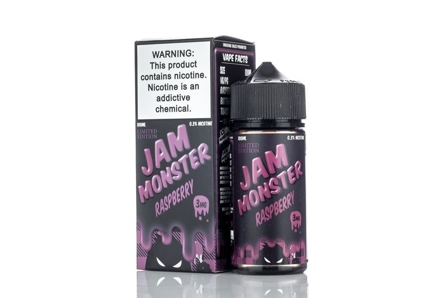 Jam Monster - Raspberry 100ML (Ahududu Reçeli)