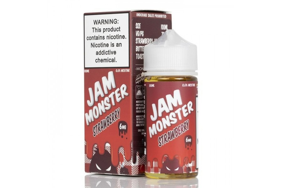 Jam Monster - Strawberry 100ML (Çilek Reçeli)